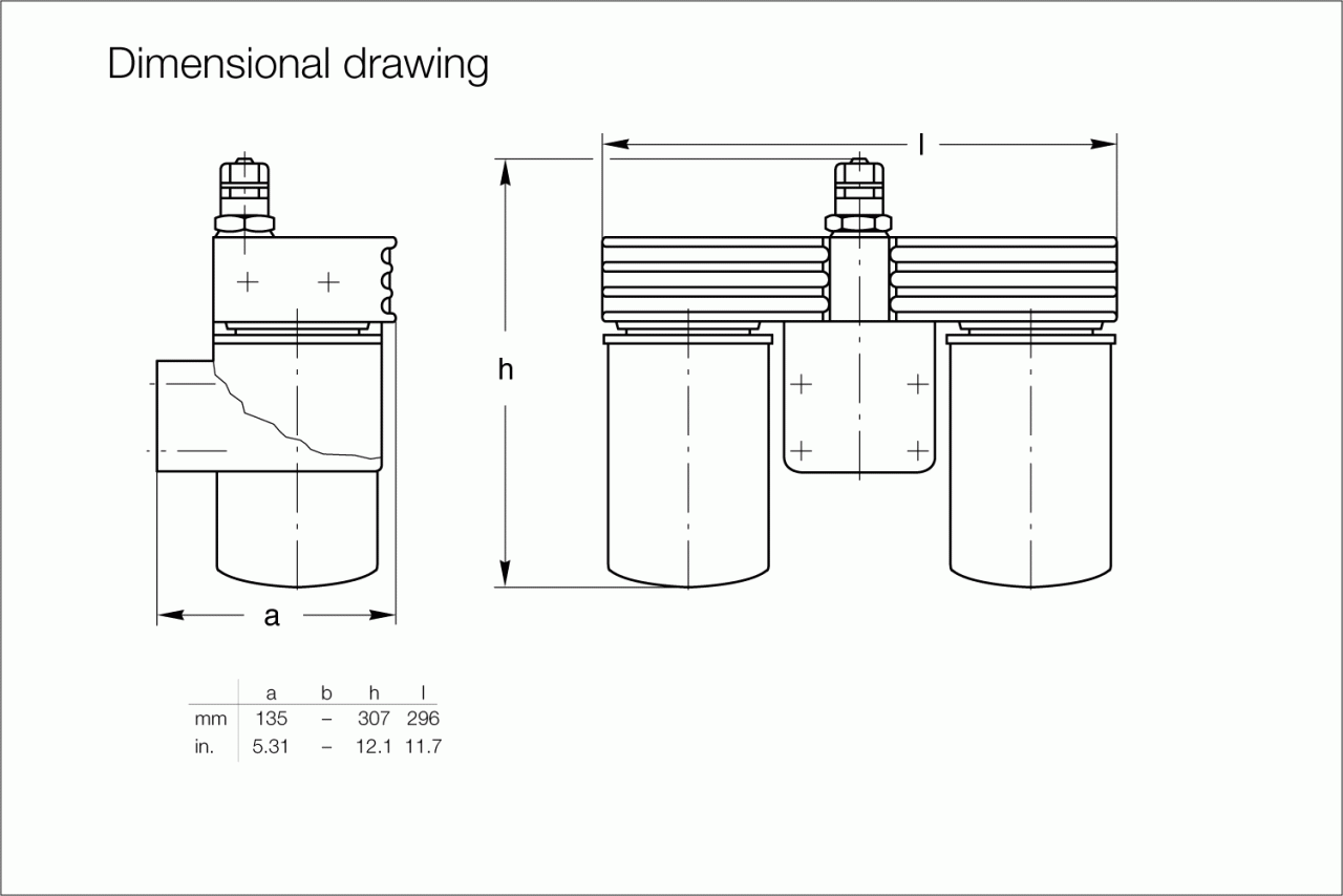 Bộ lọc dầu hóa học CF 40-65 1