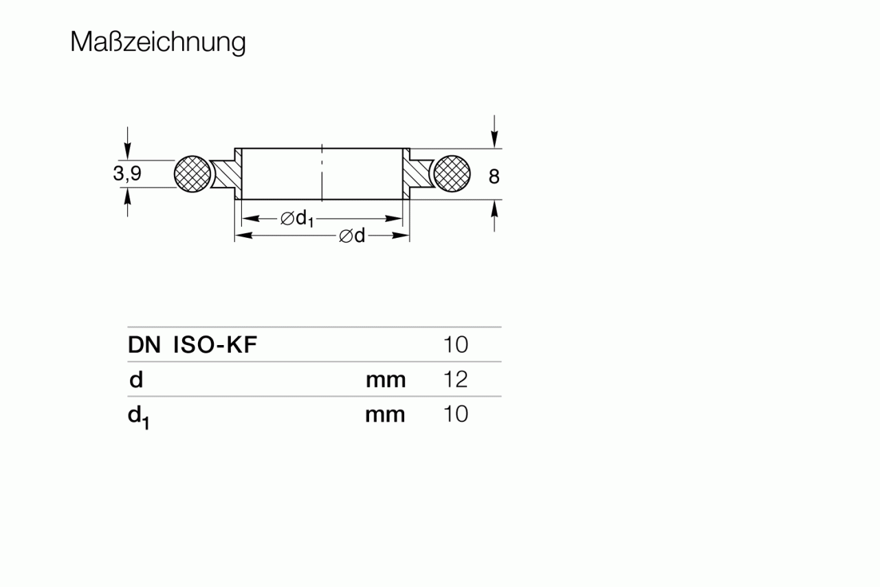 Vòng căn giữa ISO-KF 0