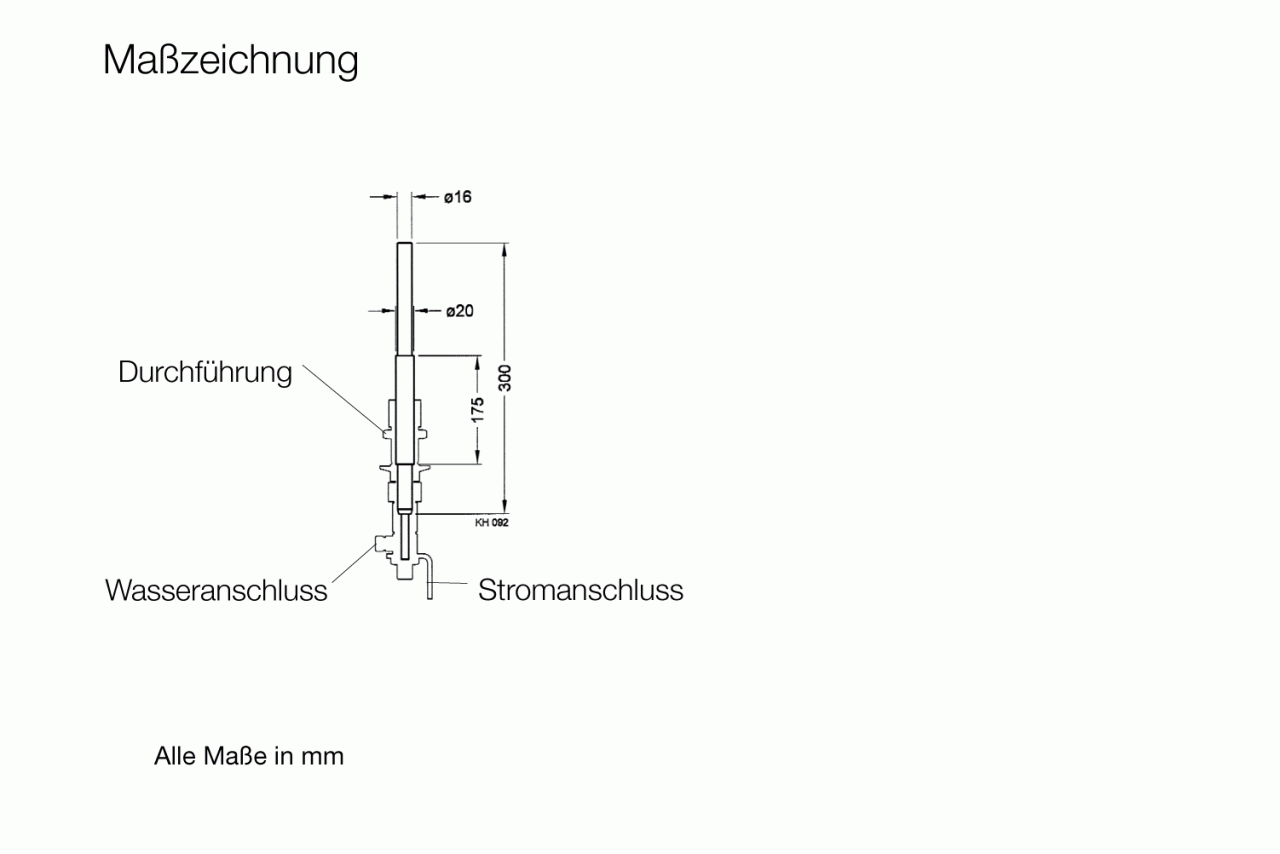 Bộ điện cực thẳng cho dòng điện cao 0