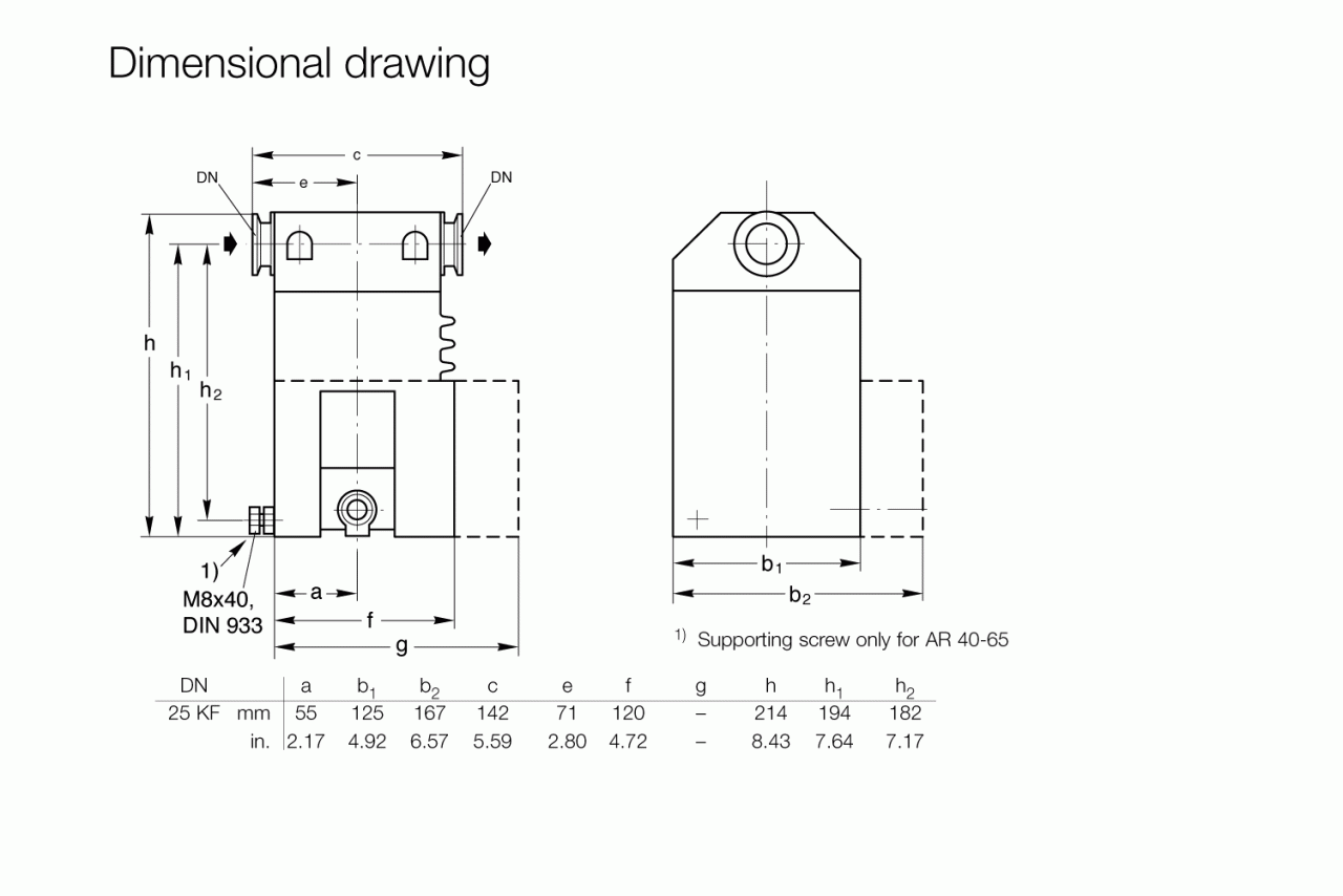 Bộ lọc khí thải có hệ thống trả dầu mỡ AR 16-25 1